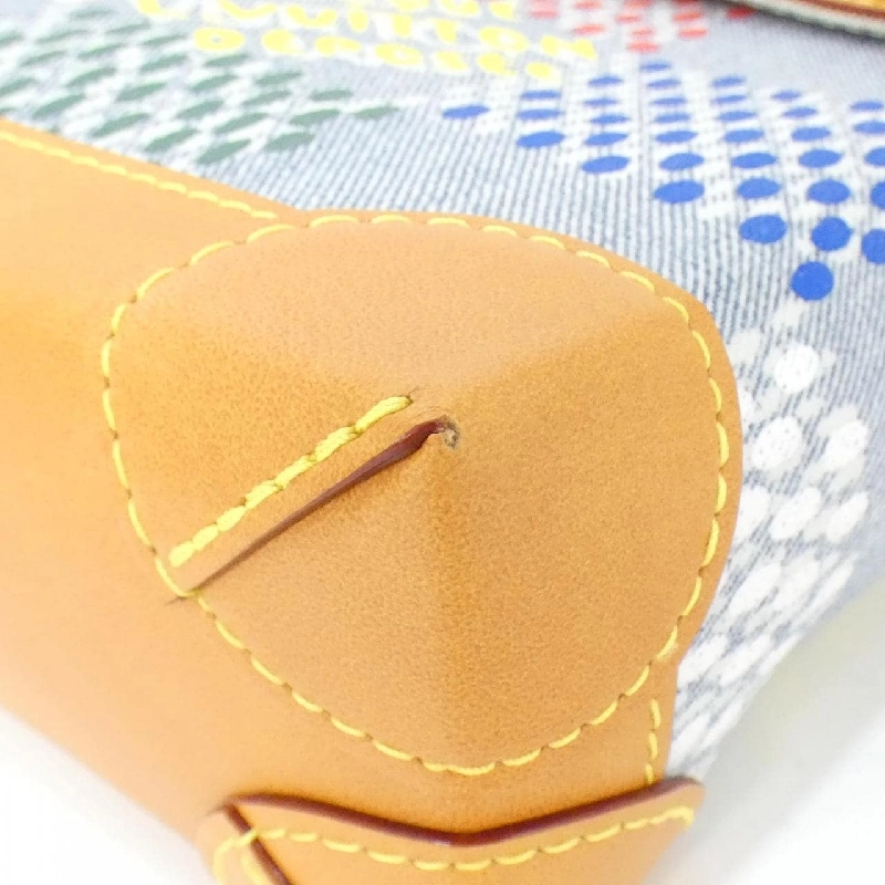 Túi đeo vai Louis Vuitton LV Bản (Denim Damier) Nano Steamer N00190 608525