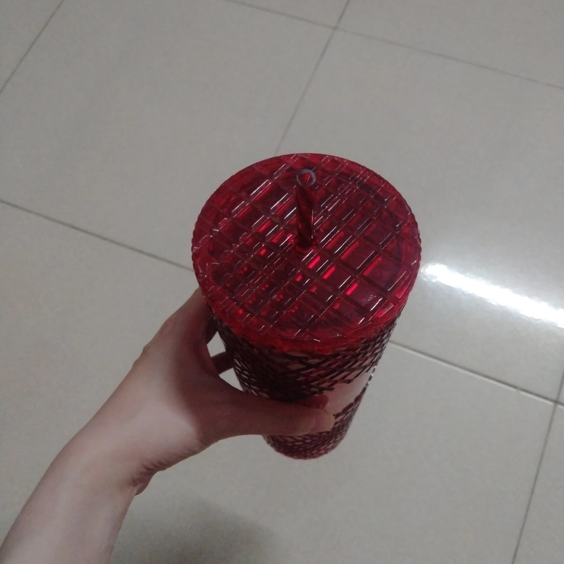 Cốc nhựa giữ nhiệt Hillway đỏ 507977