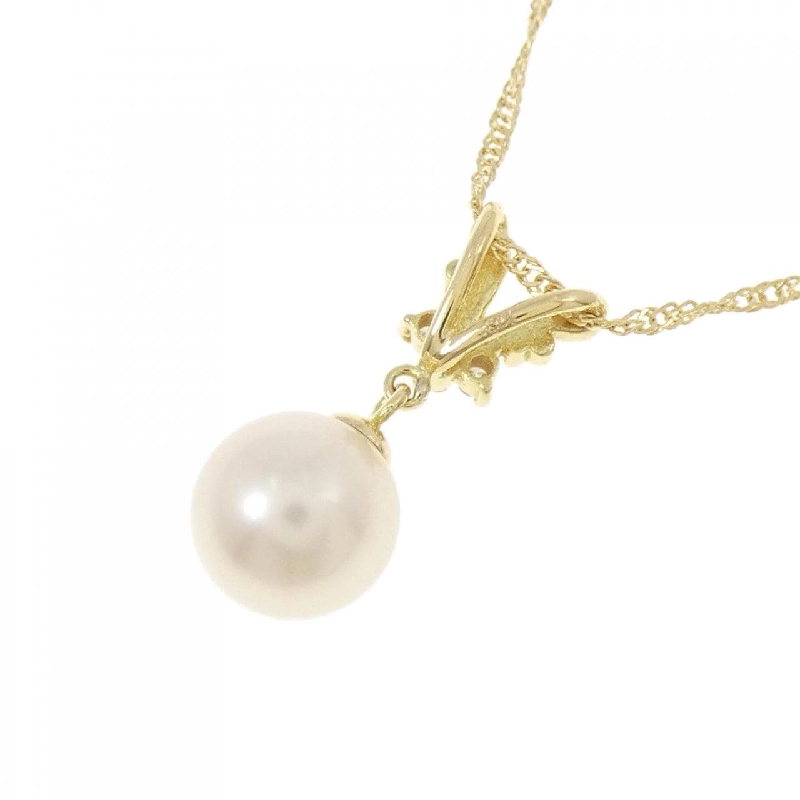 K18YG Chuỗi ngọc trai Akoya 7.3mm - Hàng hiệu Chính hãng 858119