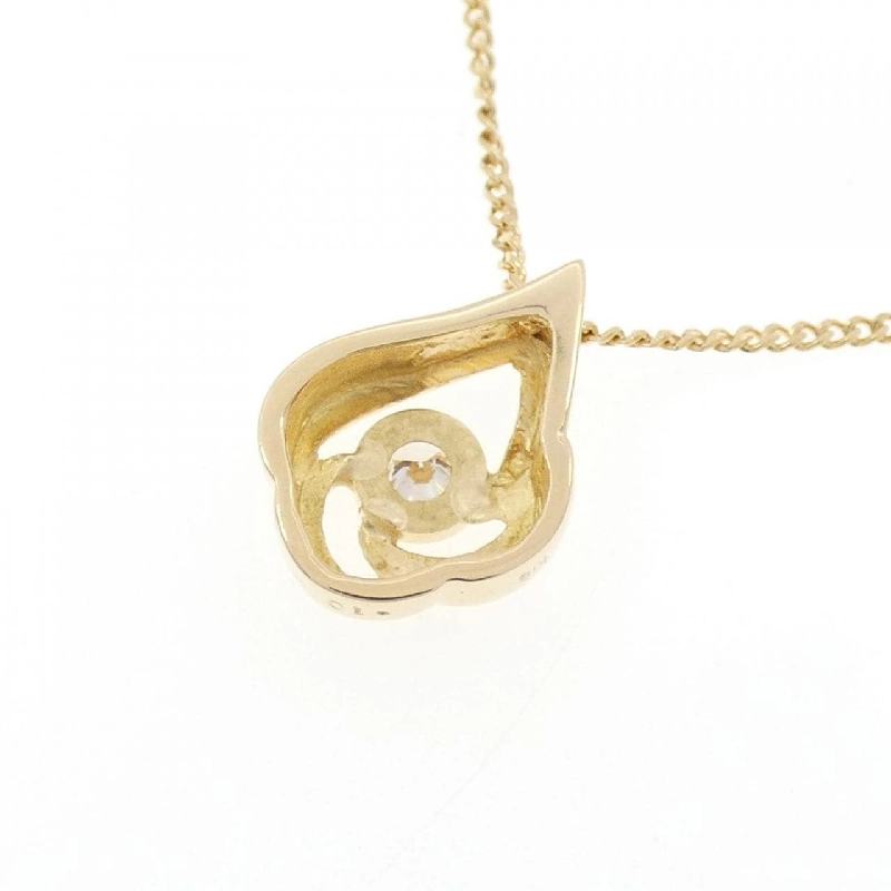 Dây chuyền kim cương K18YG 0.10CT - Hàng hiệu chính hãng 858768