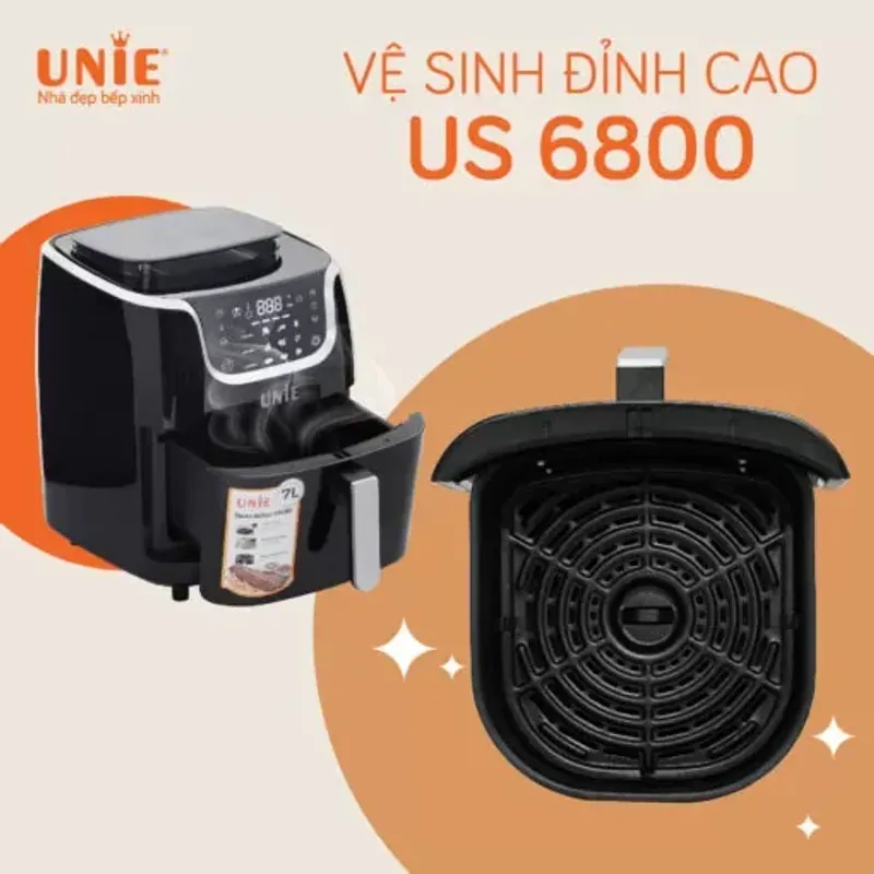 Nồi chiên hơi nước UNIE STEAM US6800 dung tích 7L 574478