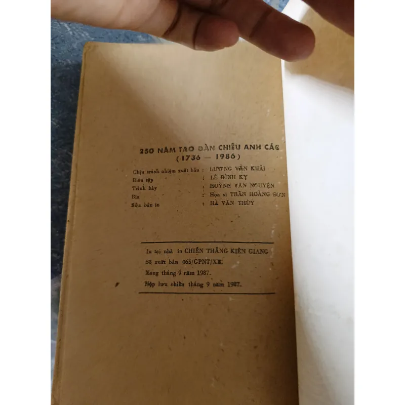 250 năm Tao Đàn Chiêu Anh Các ( 1736 - 1986) 697135