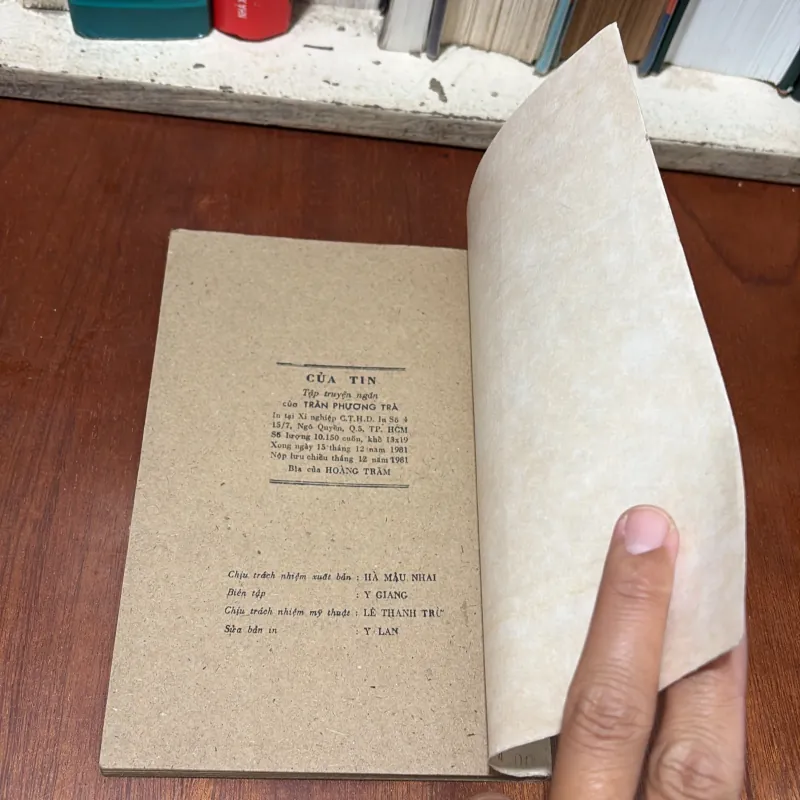 II Truyện Ngắn: Của Tin - Trần Phương Trà - 1981 751025
