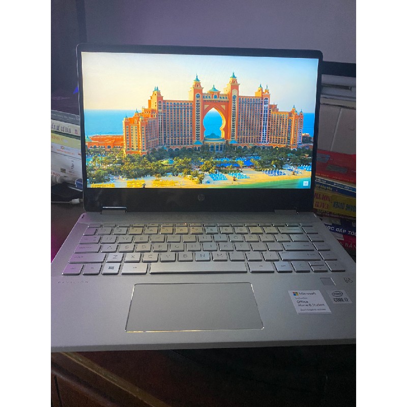 Bán laptop HP pavillion màn cảm ứng Core I7 gen 10 Ram 8Gb Ssd 512gb 6442