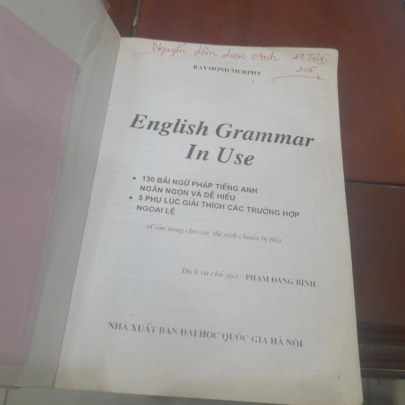 Raymond Murphy - ENGLISH GRAMMAR IN USE 476856