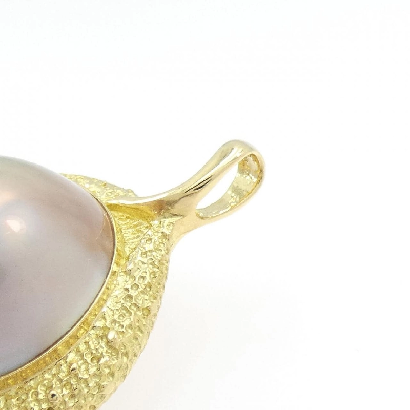 K18YG Mabe Pearl Brooch - Hàng hiệu Authentic 872185