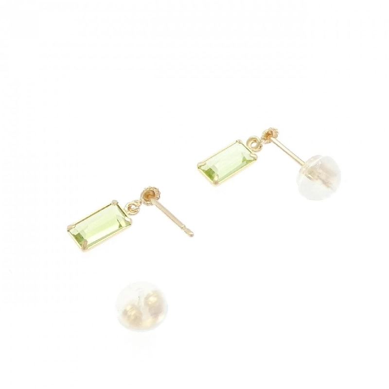 K10YG Peridot Bông tai - Hàng hiệu Chính hãng 863905