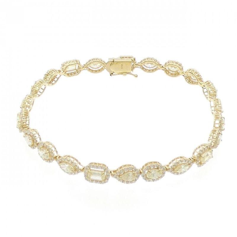 K18YG Vòng tay kim cương 5.50CT - Hàng hiệu Chính hãng 872646