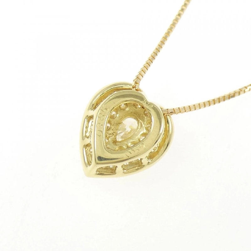 Dây chuyền kim cương hình trái tim K18YG 0.385CT - Hàng hiệu chính hãng 855851