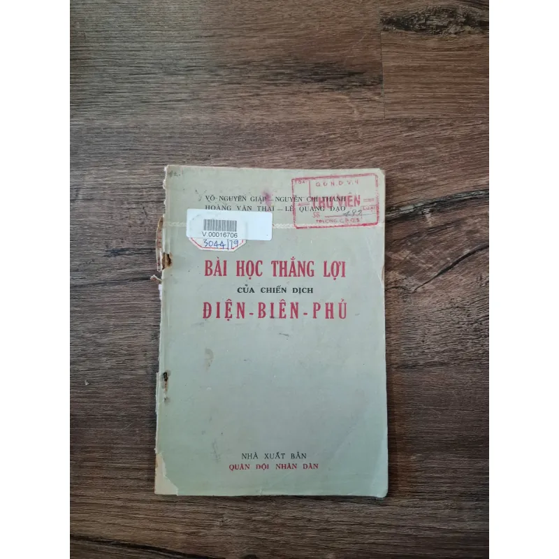 Bài Học Thắng Lợi Của Chiến Dịch Điện-Biên-Phủ - Võ Nguyên Giáp, Nguyễn Chí Thanh 715796