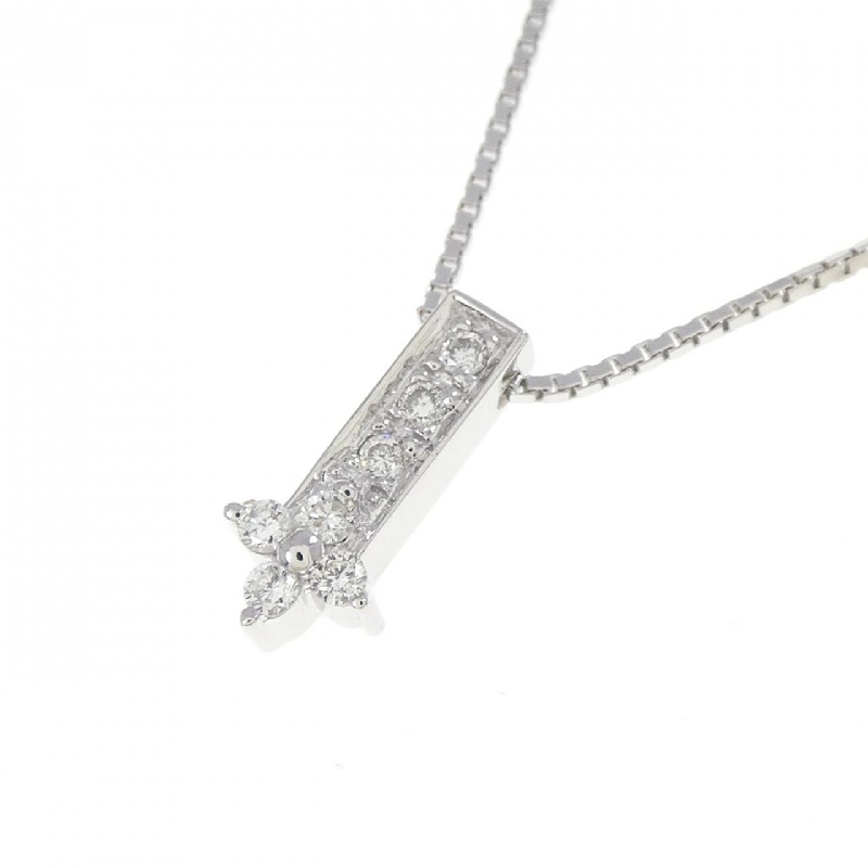 K18WG/750WG Dây chuyền kim cương - Hàng hiệu Authentic 858088