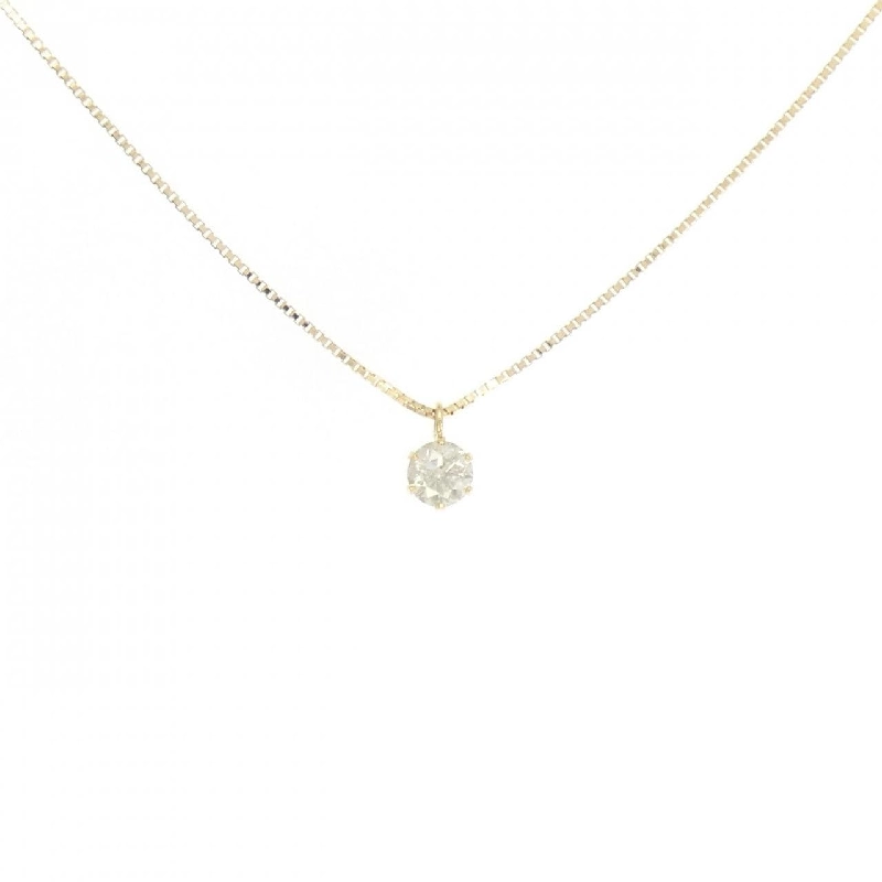 K18YG Solitaire Dây chuyền kim cương 0.30CT - Hàng hiệu Chính hãng 863146