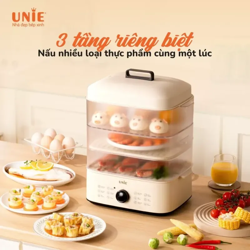 UNIE UE560 – Nồi hấp dung tích lớn 18L cho gia đình đông người 782011