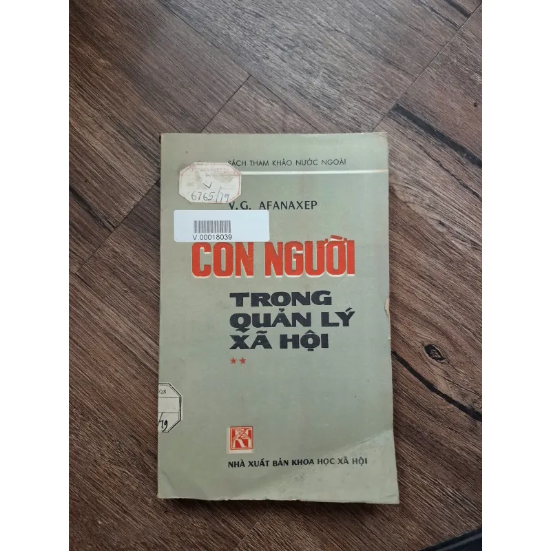 Con Người Trong Quản Lý Xã Hội - V. G. Afanaxep 715952