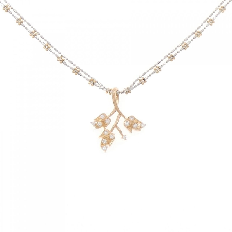 750PG/K18WG/K18YG Dây chuyền kim cương 0.27CT - Hàng hiệu Authentic 862937