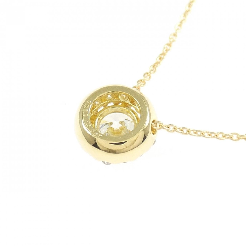 K18YG Dây chuyền kim cương 0.505CT H VS2 3EXT H&C - Hàng hiệu Chính hãng 879900