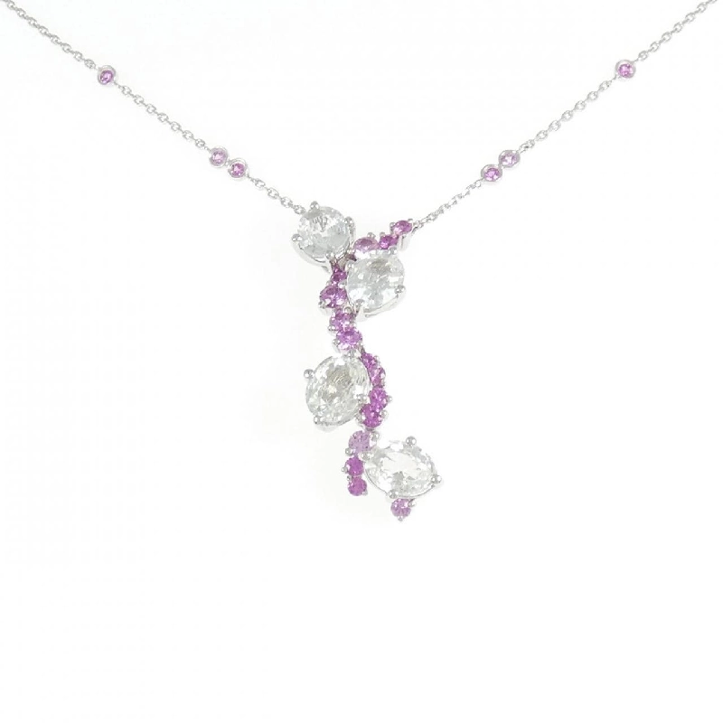 Dây chuyền Sapphire trắng PT900/PT850 5.20CT - Hàng hiệu Chính hãng 864560