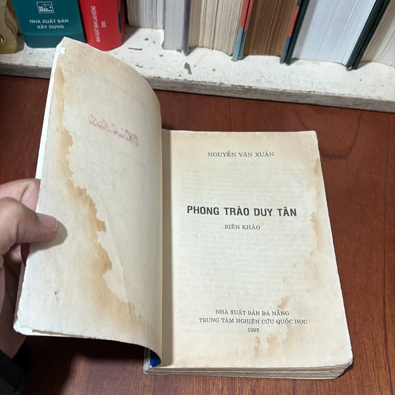 [Có Chữ Ký Của Tác Giả] - II Sách Lịch Sử: Phong Trào Duy Tân - Nguyễn Văn Xuân - 1995 711822