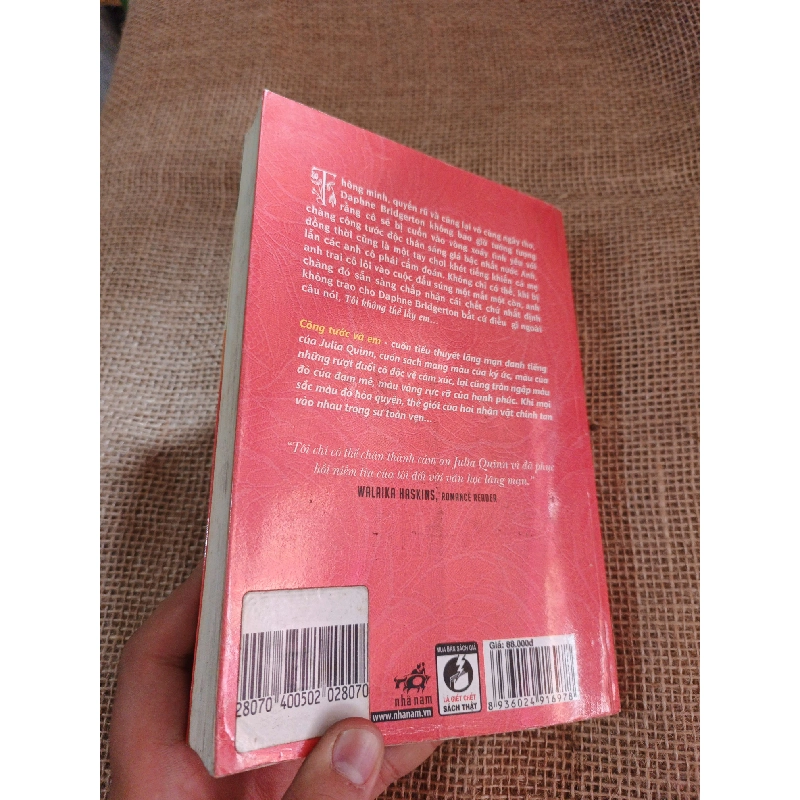 Công tước và em - Julia Quinn 2011 mới 80% ố(Văn học nước ngoài) HLSC2404 1028363