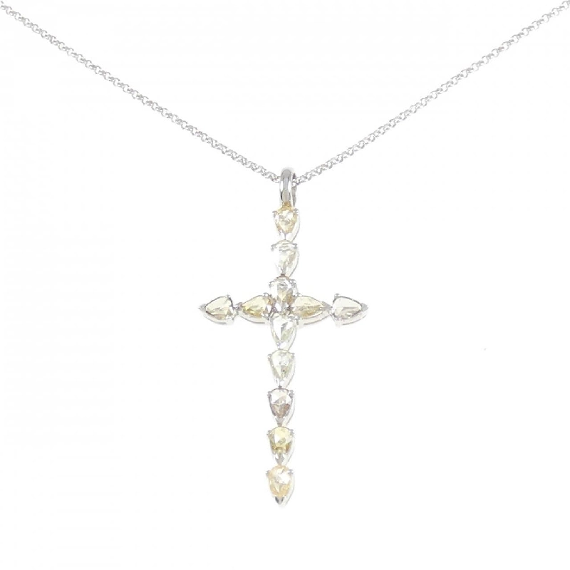 Dây chuyền kim cương 750WG/K18WG - Hàng hiệu Authentic 1.27CT 861845