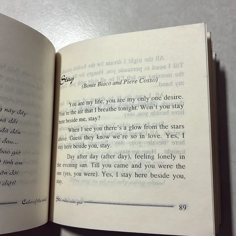 Sắc màu của gió (Thơ Song ngữ Anh - Việt) 757221