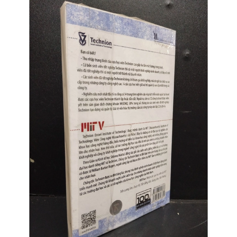 Chủng Tộc Technion mới 90% bẩn nhẹ, còn seal HCM2105 Amnon Frenkel, Shlomo Maital & Ilana Debare SÁCH KỸ NĂNG 914515