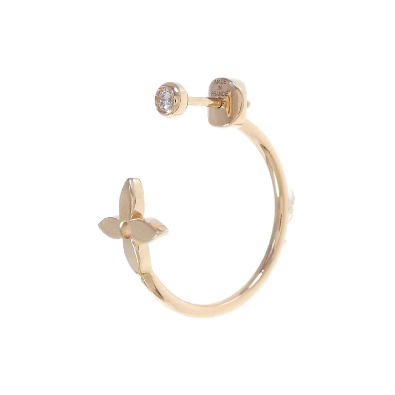 Bông tai Louis Vuitton Creole Monogram Idylle một bên 665919