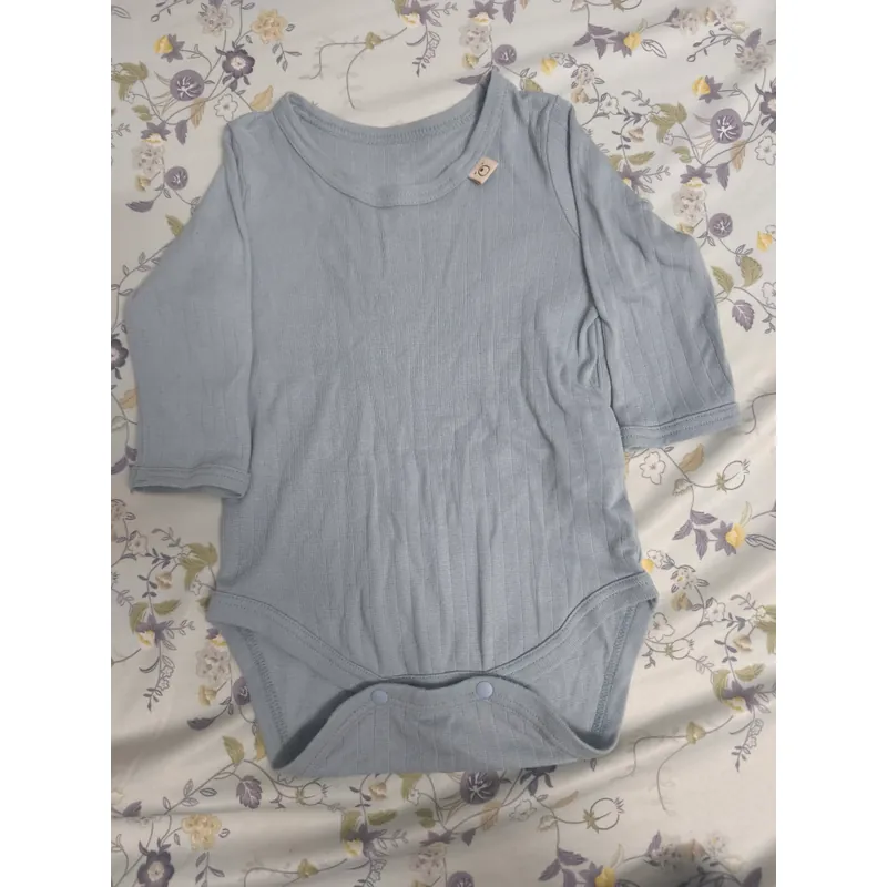 Áo liền quần Vải gân Xanh nhạt 678090