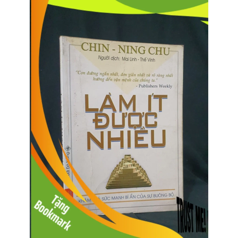(TẶNG BOOKMARK) Làm ít được nhiều mới mới 60% 2008 -RBK205 CHIN NING CHU SÁCH KỸ NĂNG 946652