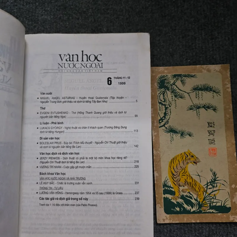 Tạp chí văn học nước ngoài số 6 - 1999 745352