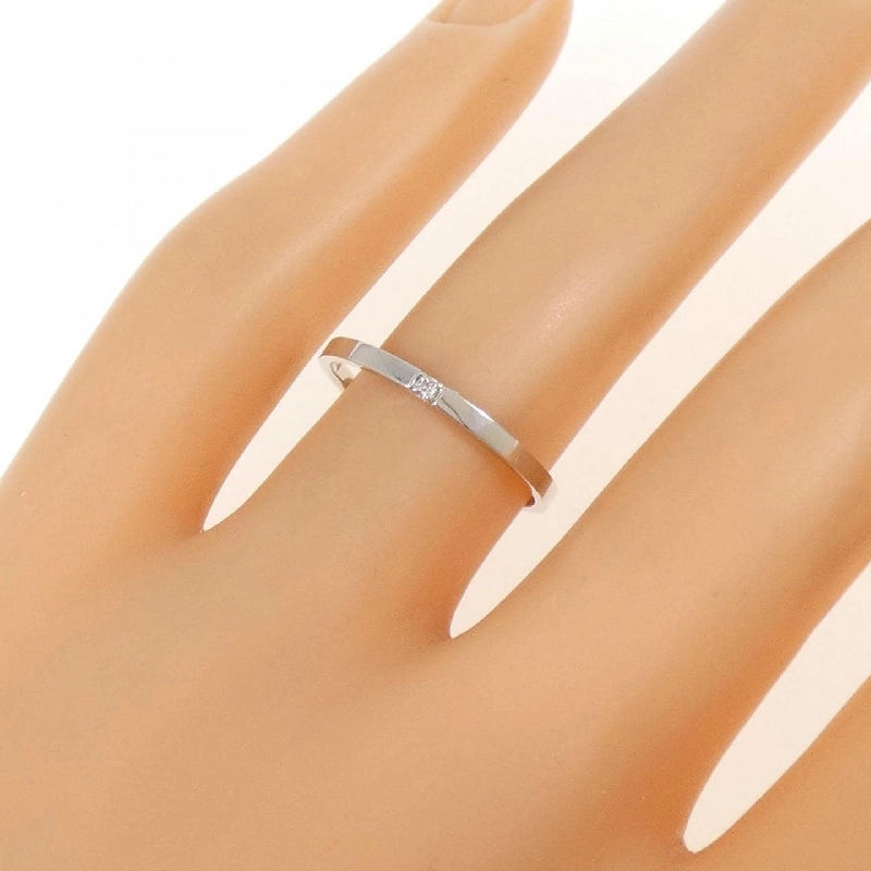 Nhẫn kim cương K18WG 0.01CT - Hàng hiệu Authentic 851998