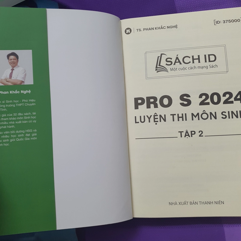 Sách Sinh Pro S 2024 Phan Khắc Nghệ tập 2  290155