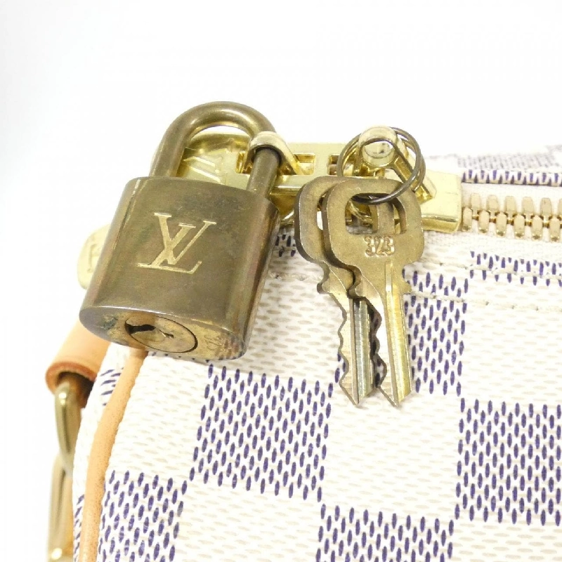 Túi xách Boston Louis Vuitton Damier Azur Keepall Bandoulière 55cm N41429 - Hàng hiệu Chính hãng 770244