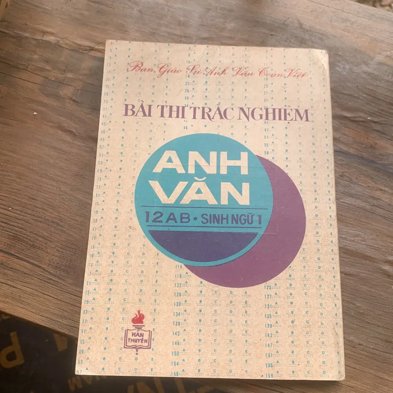 Bài thi trắc nghiệm Anh văn 12AB, Sinh ngữ 1 735440