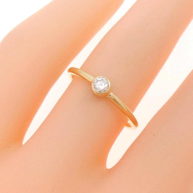 Nhẫn kim cương K18YG 0.10CT - Hàng hiệu Authentic 860443