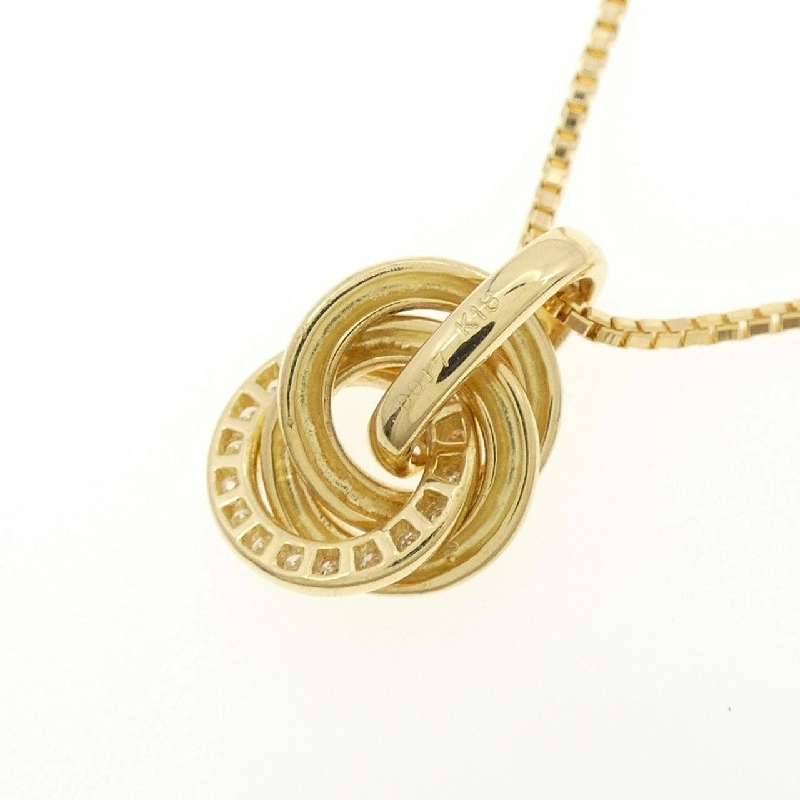 K18YG Dây chuyền kim cương 0.17CT - Hàng hiệu Chính hãng 863393