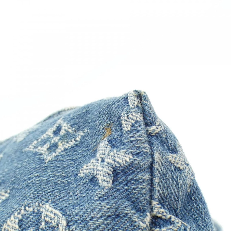 【Vintage】Túi xách vai Louis Vuitton Monogram Denim Baggy GM M95048+J54316 608478