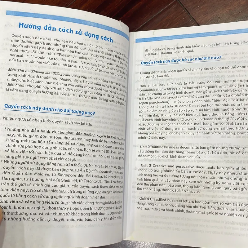 Mẫu thư tín thương mại tiếng anh Model business letters emails & other business documents  1035005