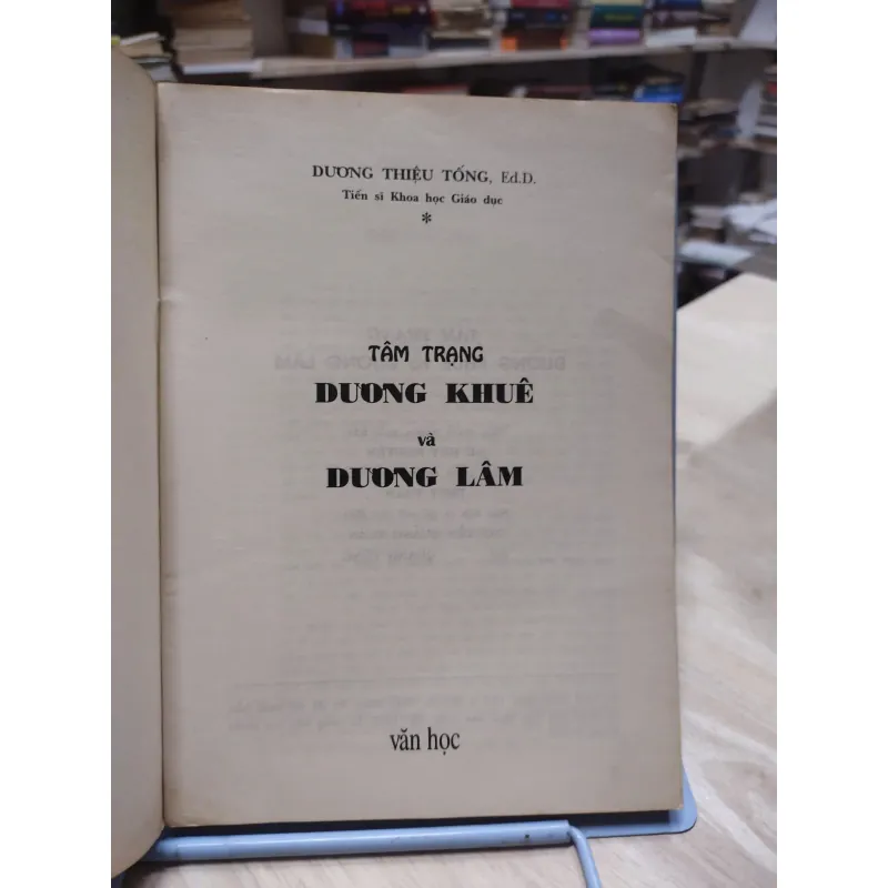 Sách -  Tâm trạng Dương Khuê Dương Lâm - Dương Thiệu Tống (A1) 564619