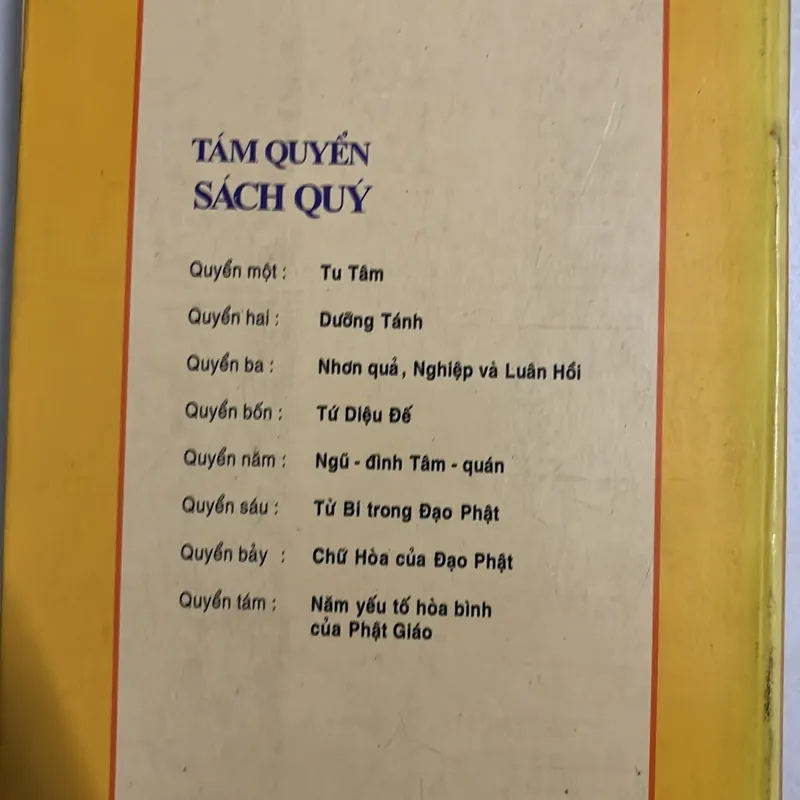 Tám quyển sách quý - Thích Thiện Hoa - 1999s 568643