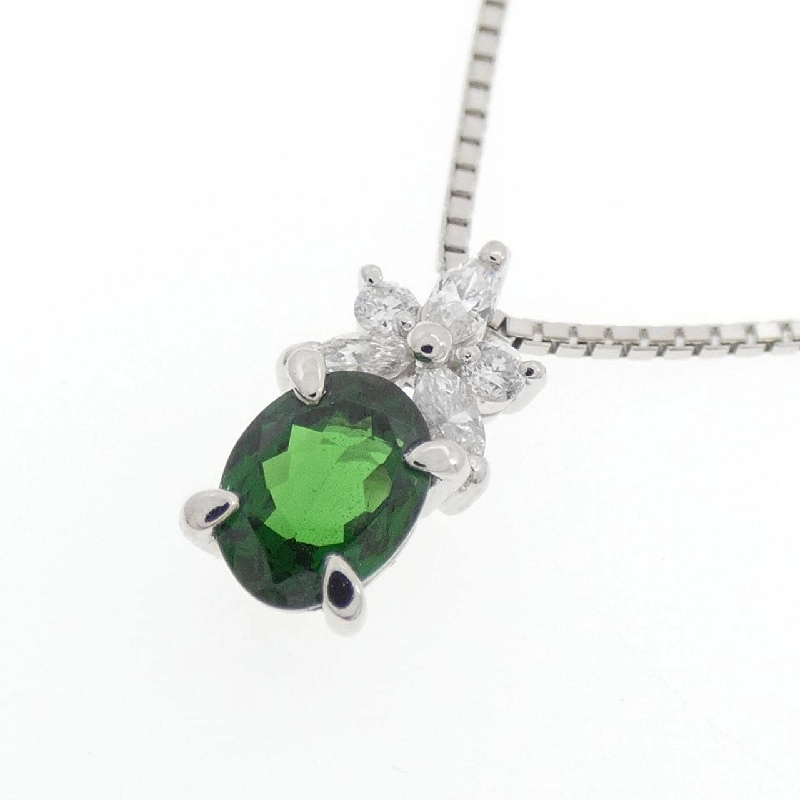 Dây chuyền Green Garnet PT900/PT850 1.05CT - Hàng hiệu Chính hãng 857480