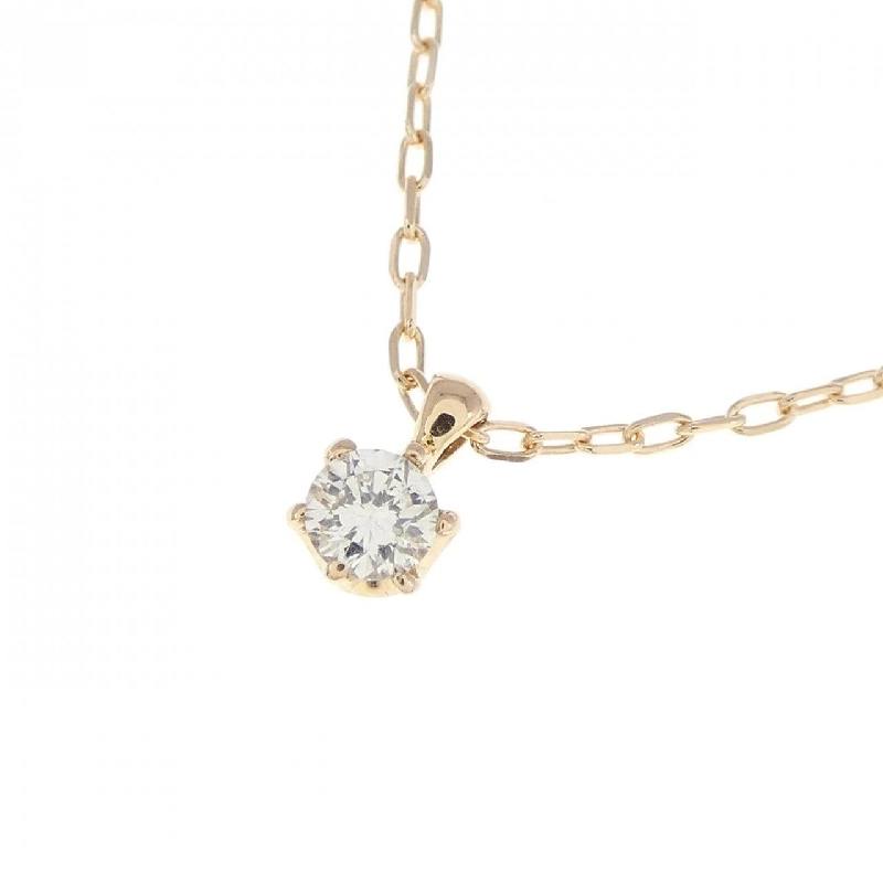 K18PG Solitaire Dây chuyền kim cương - Hàng hiệu Chính hãng 863635