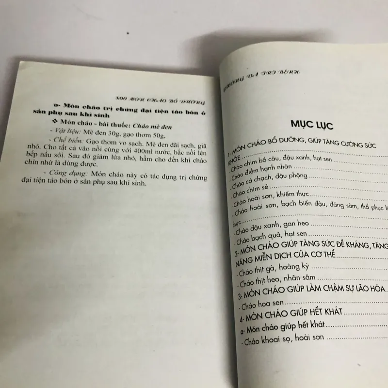 800 MÓN CHÁO BỔ DƯỠNG PHÒNG VÀ TRỊ BỆNH  693811