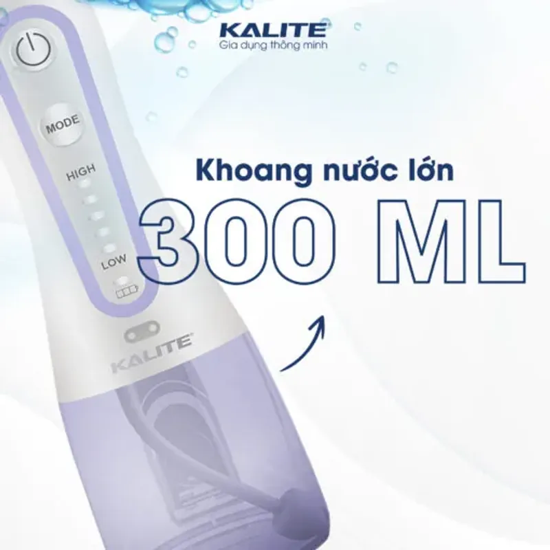 KHF06 Kalite 💧 tia nước mạnh mẽ – vệ sinh kỹ kẽ răng – nướu khỏe mạnh 707017