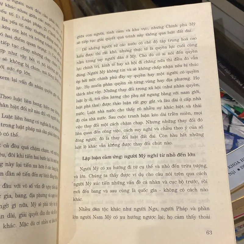 SỐNG Ở HOA KỲ (Sách tham khảo) XB 1996 760213