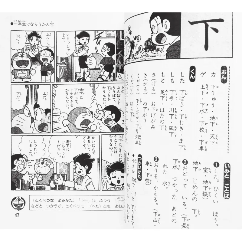 Doraemon Kanji Jiten vol 1 – Sách học Kanji qua truyện tranh Doraemon 8690