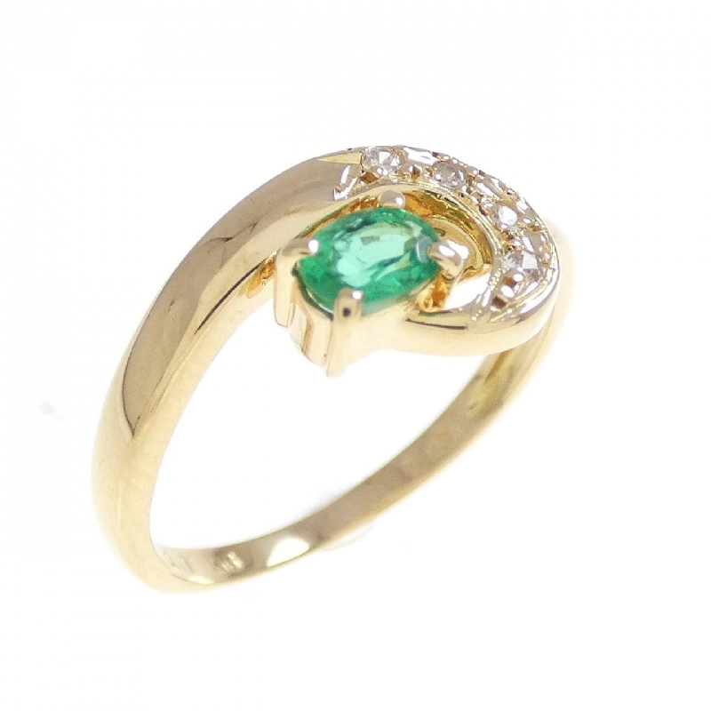 Nhẫn Emerald K18YG 0.17CT - Hàng hiệu Chính hãng 848524