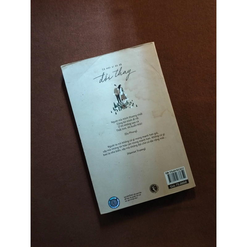 Tập truyện ngắn "Có một ai đó đã đổi thay", HamLet Trương, Du Phong 474787