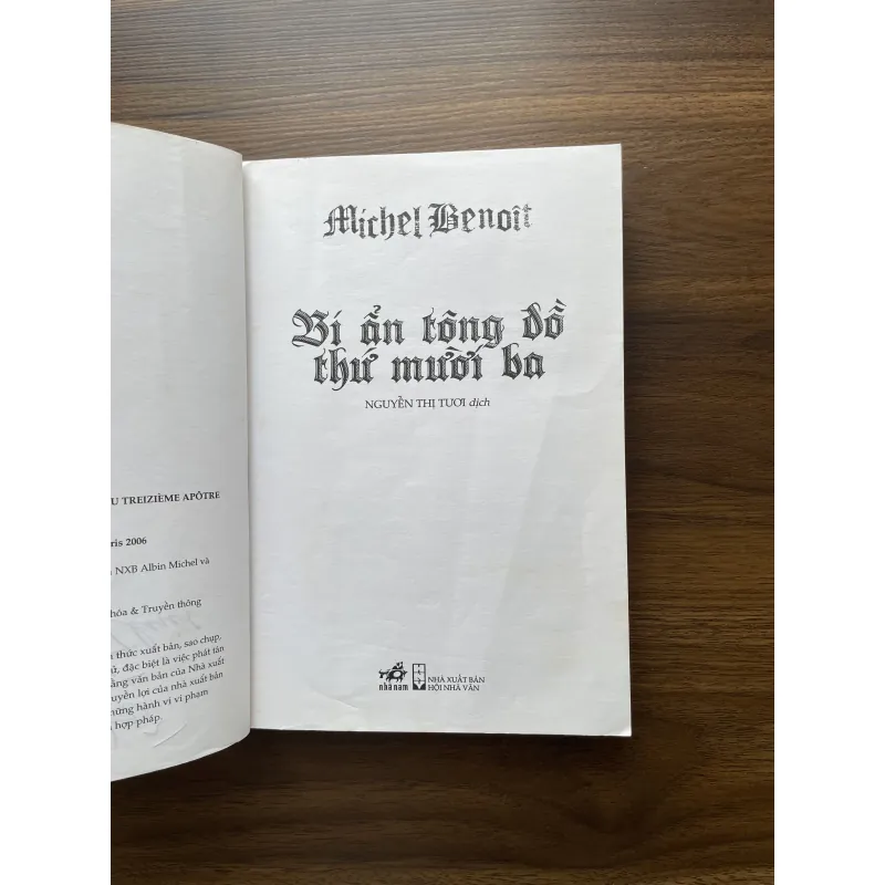 Bí ẩn tông đồ thứ mười ba - Michel Benoît 972695