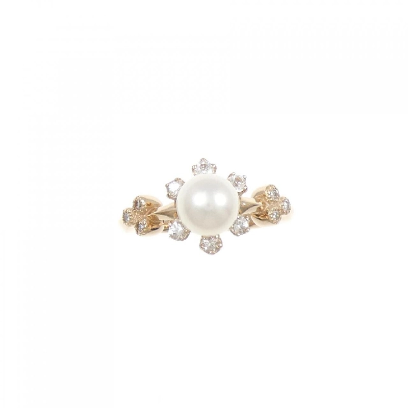 Nhẫn ngọc trai Akoya K18PG 6.5mm - Hàng hiệu Authentic 850942